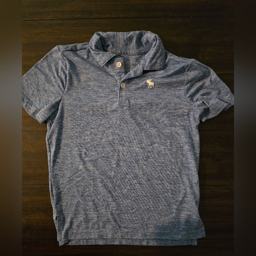 Abercrombie & Fitch Blue Polo Shirt Classic Design
